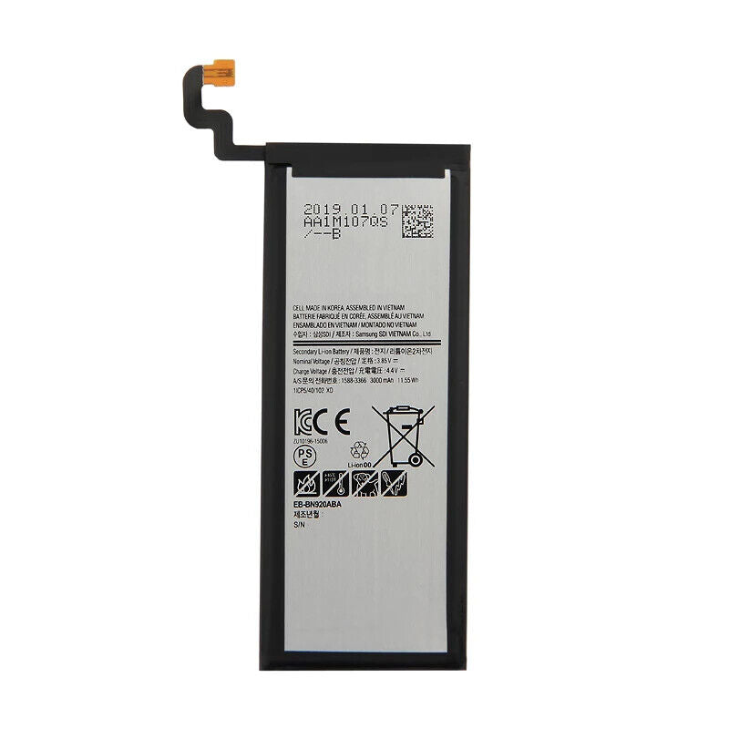 Replacement Battery for Samsung Galaxy Note 5 (N9200), EB-BN920ABA EB-BN920ABE EB-BN920ABU Replacement Battery for Samsung Galaxy Note 5 (N9200), EB-BN920ABA EB-BN920ABE EB-BN920ABU